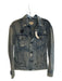 ABLE Size S Med Dark Wash Cotton Embroidered Denim Jacket Med Dark Wash / S