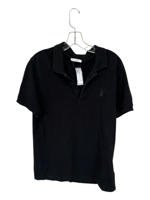 Versace Size XL Black Cotton Men's Polo XL