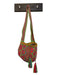 Pink & Green Canvas Woven Crossbody Aztec Bag Pink & Green / M