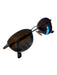 Maui Jim Gold & Brown Metal Oval Sunglasses Gold & Brown