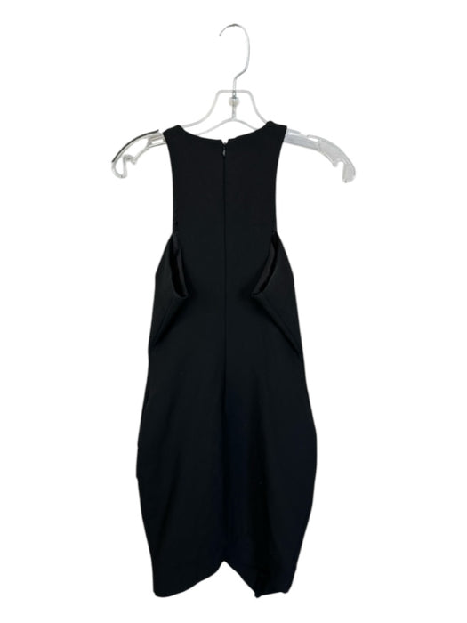 Elizabeth & James Size 4 Black Polyester Blend Sleeveless Midi Dress Black / 4