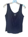 OGL Size XL Navy Cotton Blend Built in bra Ribbed Sleeveless Athletic Top Navy / XL