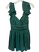 Angel Biba Size M Forest Green Polyester Flutter Sleeves Waist band Dress Forest Green / M