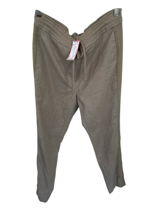 3.1 Phillip Lim Size 2 Taupe Wool Blend Drawstring Front Pockets Pants Taupe / 2