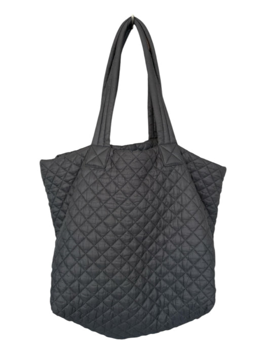 MZ Wallace Gray Nylon Quilted Top Handles Tote Bag Gray / L