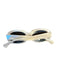 Crap Tan Acetate Oval Sunglasses Tan