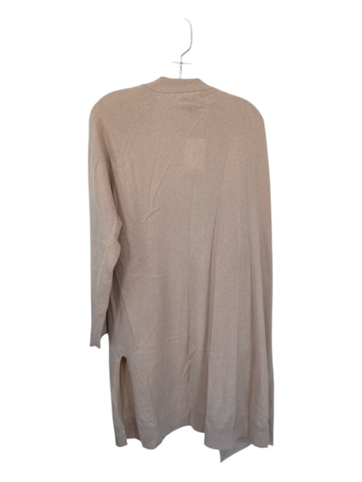 Bloomingdale's Size XXL Tan Cashmere Open Front Long Sweater Tan / XXL