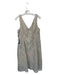 Adrianna Papell Size 12 Nude & Silver Polyester Sleeveless Sequins V Neck Dress Nude & Silver / 12