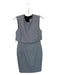 Toccin NY Size 2 Black & White Polyester Blend sleevless sheath dress Dress Black & White / 2