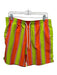 Sandro Size XXL NWT Green, Orange, Pink Polyester Blend Drawstring Swim Trunks XXL