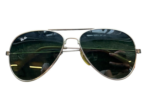 Ray Ban Green & Gold Metal Aviator Sunglasses Green & Gold