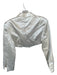 Atoir Size 4 Ivory Long Sleeve Cropped One Button Blazer Ivory / 4