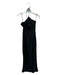 Atoir Size 4 Black Halter Neck Open Back High Slit Gown Black / 4