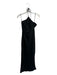 Atoir Size 4 Black Halter Neck Open Back High Slit Gown Black / 4