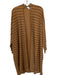 Rita Row Size S Brown & Tan Cotton Blend Long Sleeve Striped Open Front Sweater Brown & Tan / S