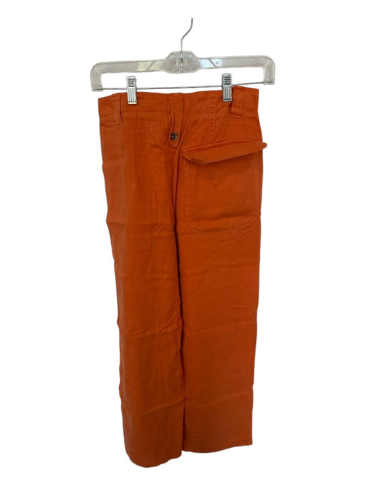 Rita Row Size M Orange Lycocell High Waist Wide Leg Pants Orange / M