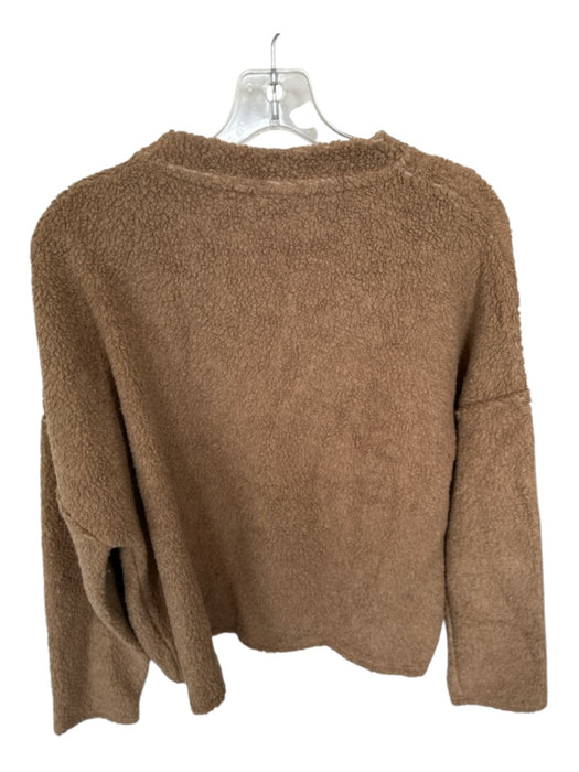 Rita Row Size S Tan Teddy Long Sleeve Sweater Tan / S