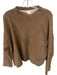 Rita Row Size S Tan Teddy Long Sleeve Sweater Tan / S
