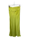 Free People Size 4 Lime Green Polyester Side Zip Maxi Skirt Lime Green / 4