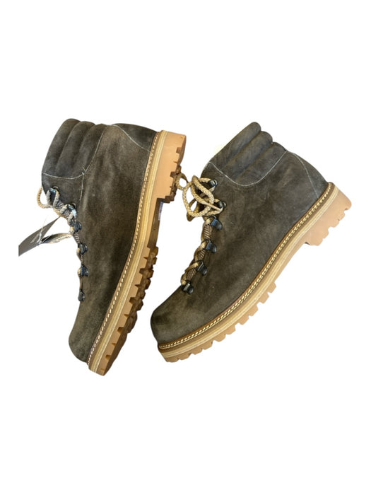 Montelliana Shoe Size 42 NWT Brown & Tan Suede Lace Up Hiking Men's Boots Brown & Tan / 42