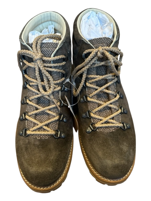 Montelliana Shoe Size 42 NWT Brown & Tan Suede Lace Up Hiking Men's Boots Brown & Tan / 42