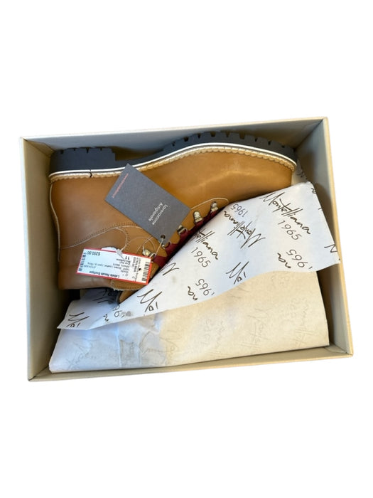 Montelliana Shoe Size 11 NWT Brown Leather Lace Up Hiking Men's Boots Brown / 11