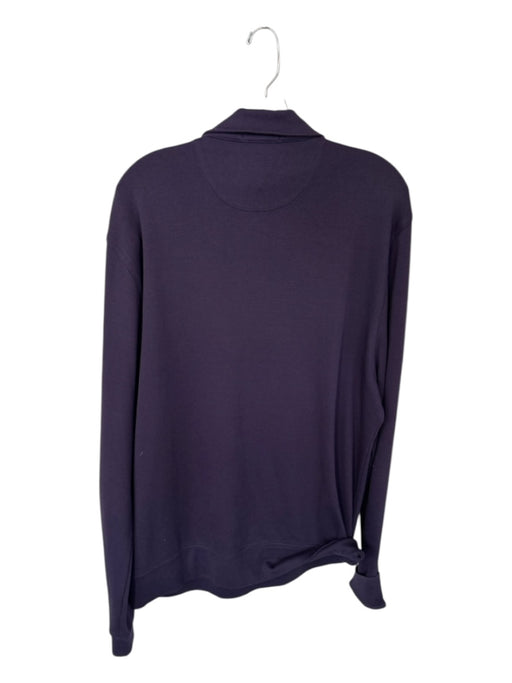 Burberry Brit Size XXL Purple Cotton Solid Half Zip Men's Jacket Purple / XXL