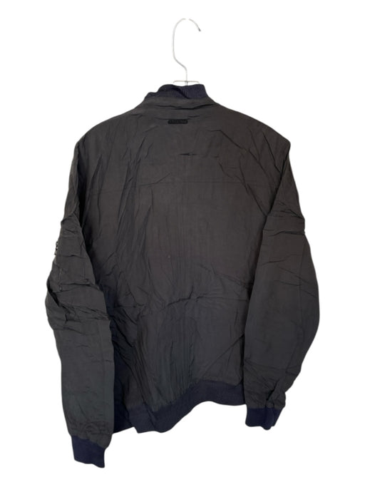 Michael Michael Kors Size M Black Polyester Blend Pockets Full Zip Bomber Jacket Black / M