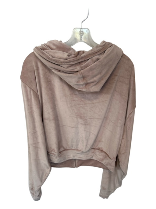 SKIMS Size 3X Mauve Velvet Long Sleeve Hood Full Zip Lounge Jacket Mauve / 3X