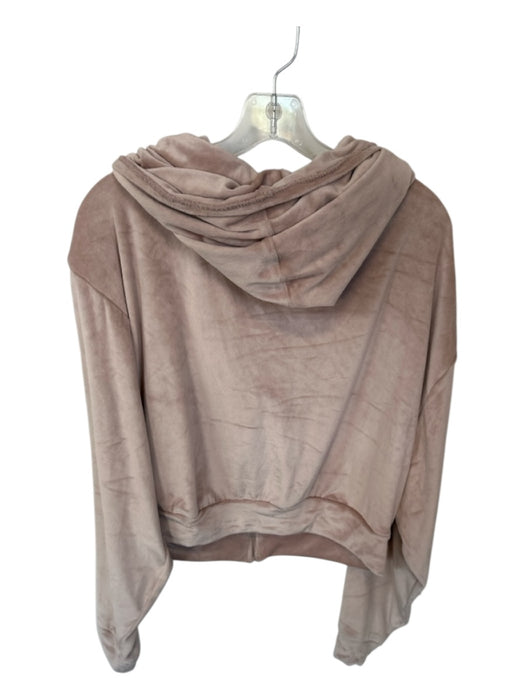 SKIMS Size 3X Mauve Velvet Long Sleeve Hood Full Zip Lounge Jacket Mauve / 3X