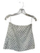Atoir Size 4 White & Silver Tweed Flower Application Side Zip Mini Skirt White & Silver / 4