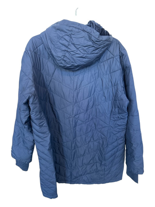 Columbia Size 2X Navy Polyester Long Sleeve Quilted Puffer Athletic Coat Navy / 2X