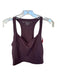 Beyond Yoga Size M Maroon Polyester Blend Sleeveless Built in Bra Cropped Top Maroon / M