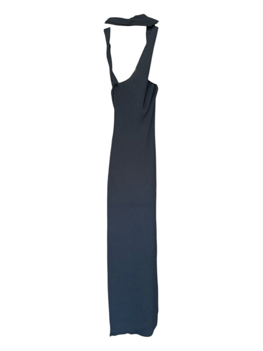 Atoir Size 4 Black One Shoulder Ribbed Maxi Dress Black / 4