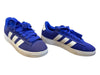 Adidas Shoe Size 10.5 Blue & White Leather Lace Up Athletic Men's Sneakers Blue & White / 10.5