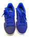 Adidas Shoe Size 10.5 Blue & White Leather Lace Up Athletic Men's Sneakers Blue & White / 10.5