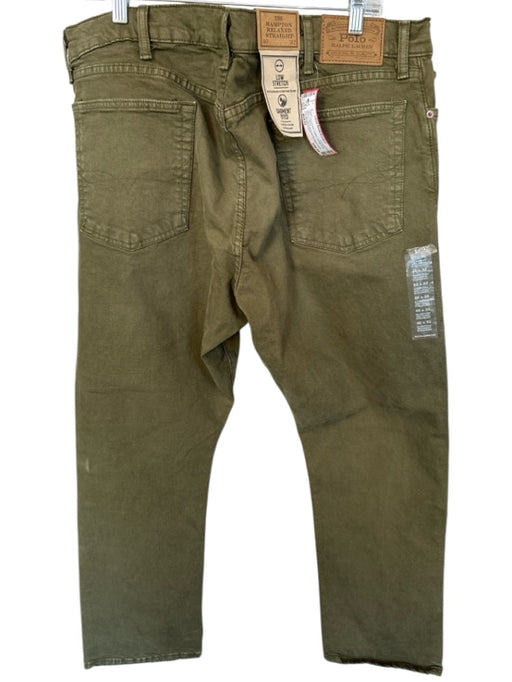 Polo Ralph Lauren NWT Size 40X32 Olive Green Cotton Straight Leg Men's Pants Olive Green / 40X32