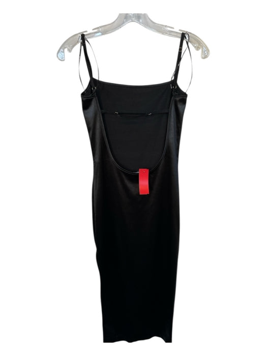 SER.O.YA Size XS Black Polyester Blend Square Neck Spaghetti Strap Midi Dress Black / XS