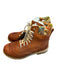 Montelliana Shoe Size 11 NWT Tobacco Leather Wingtip Fur Lined Lace Up Boots Tobacco / 11