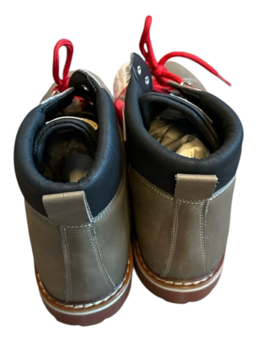 Montelliana Shoe Size 13 NWT Gray & Red Leather Lace Up Hiking Men's Boots Gray & Red / 13