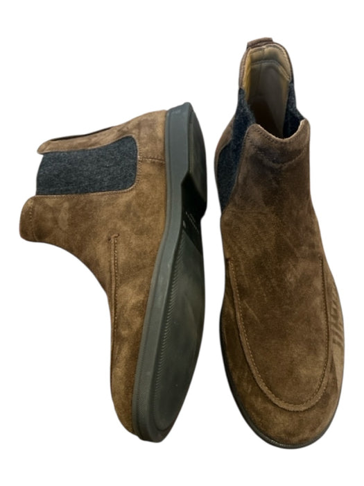 Henderson Shoe Size 41 Brown & Gray Suede Stretch Men's Boots Brown & Gray / 41