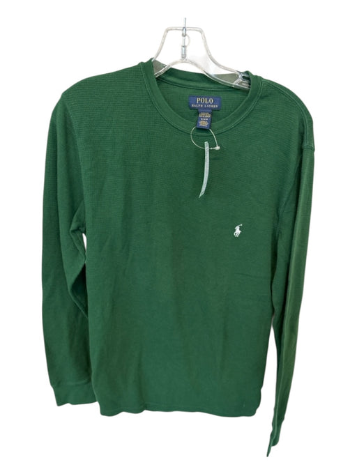 Polo Ralph Lauren Size M Forest Green Cotton Waffle Men's T-Shirt Forest Green / M