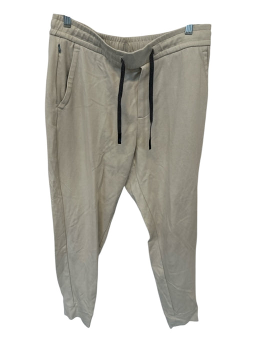 Bonobos Size L Bone Rayon Blend Drawstring Jogger Athletic Men's Pants Bone / L