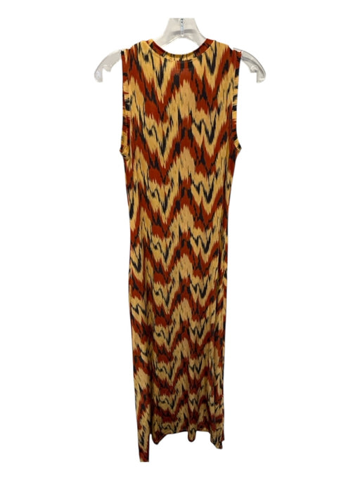 Ulla Johnson Size 8 Yellow & Orange Rayon Blend sleevless sheath dress Dress Yellow & Orange / 8