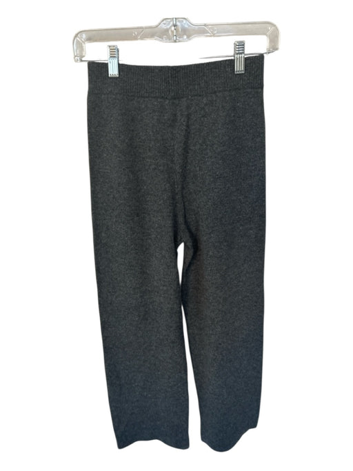 Madewell Size XXS Charcoal Merino Wool Elastic Waist Knit Wide Leg Lounge Pants Charcoal / XXS