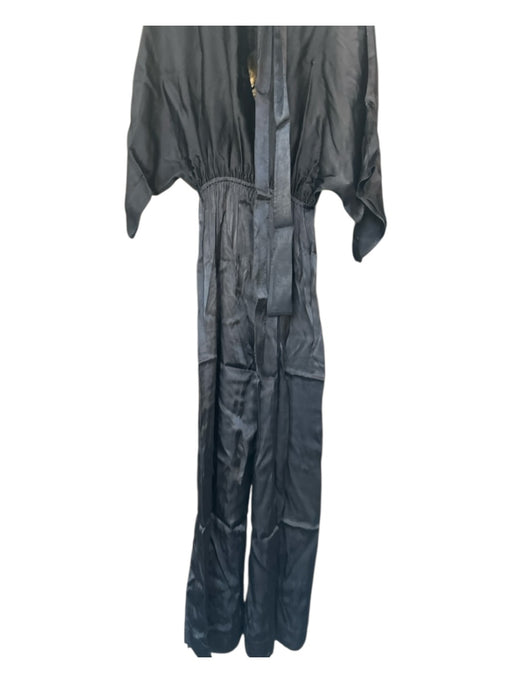 Ceilonia Size S Black Long Sleeve Beaded Neckline Belt included Jumper Black / S