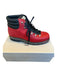 Montelliana Shoe Size 11 NWT Red & Black Leather High Top Lace Up Hiking Boots Red & Black / 11