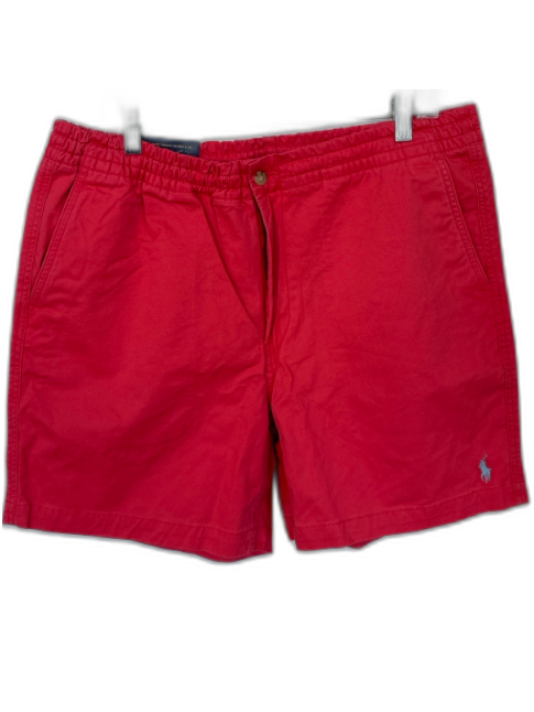 Polo Ralph Lauren NWT Size XL Red Cotton Elastic Men's Shorts Red / XL
