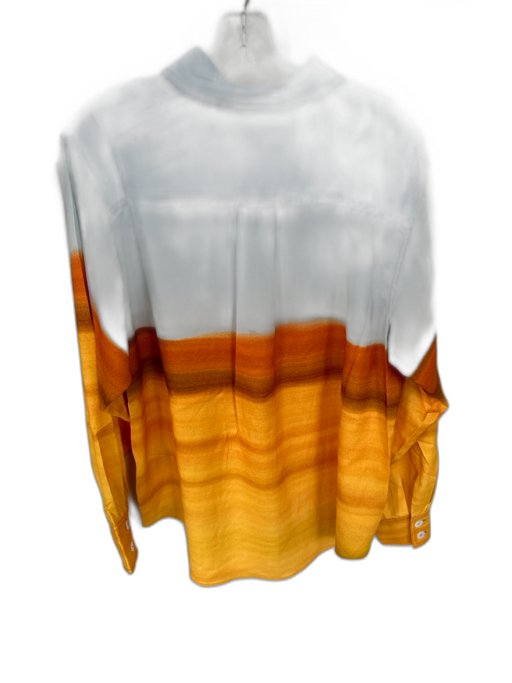 C/Meo Collective Size S Blue & Orange Polyester Long Sleeve Ombre Top Blue & Orange / S