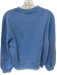 Summery Size S Cornflower Blue Cotton Long Sleeve Crew Neck Sweatshirt Cornflower Blue / S